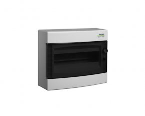 NOARK 101498 Plastová rozvodnice,průhledné dveře,montáž na omítku,IP40,1 řada